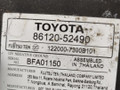 магнитола Toyota Yaris XP9 2007, 1.5 л., 1NZ-FE, бензин, АКПП, чёрный, седан, передний привод, 86120-52490 - фото №5