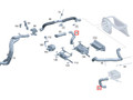 патрубок (трубопровод, шланг) Mercedes-Benz EQS V297 2021, электро, АКПП, седан, A2978304001 - фото №7