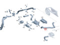 патрубок (трубопровод, шланг) Mercedes-Benz EQS V297 2021, электро, АКПП, седан, A2978301502 - фото №7