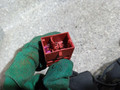 замок ремня безопасности Skoda Roomster 1 поколение 2008, 1.9 л., TDi, дизель, МКПП, 5J0858471A - фото №3