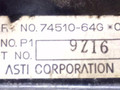 блок управления печки / климат-контроля Suzuki Baleno 1 поколение 1997, 74510-64G, 74550-65D - фото №4