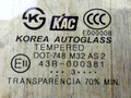 стекло двери задней правой Hyundai Accent 2 поколение (LC) [рестайлинг] 2005, 43R-000381, 8342025000 - фото №2