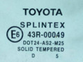 стекло двери задней левой Toyota Carina E 1 поколение T190 1995, 43R-00049 - фото №2
