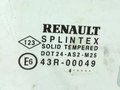 стекло двери передней правой Renault Scenic 2 поколение 2004, 43R-00049, 8200120588 - фото №2