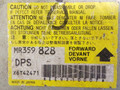 блок AirBag Mitsubishi Colt 5 поколение (CJO) 1997, MR359828 - фото №3