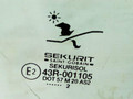стекло двери задней правой Saab 9-5 1 поколение [рестайлинг] 2003, седан, 43R-001105 - фото №2