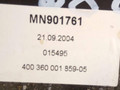 кулиса Mitsubishi Colt 6 поколение (Z20/Z30) 2006, 1.5 л., OM 639.939, дизель, МКПП, черный, хетчбэк 5 дв., передний привод, MN901761 - фото №3