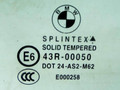 стекло двери передней правой BMW 5 серия E60/E61 2004, 2.5 л., i, M54 B25 (256S5), бензин, АКПП, серый, седан, задний привод, 43R-00050, 51337110634, 51337067128 - фото №2