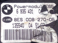 Блок управления BCM (Body Control Module) BMW 7 серия E65/E66/E67 E65 2003, 4.4 л., i, M62 B44 (448S1), бензин, АКПП, черный, седан, задний привод, 6935431, 8ES008270-05, 1355400451 - фото №3