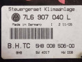 блок управления печки / климат-контроля Volkswagen Touareg 1 поколение 2005, 3.2 л., i, BMX, бензин, АКПП, серый, внедорожник 5 дв., полный привод, 7L6907040L - фото №6