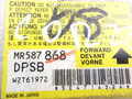 блок AirBag Mitsubishi Outlander 1 поколение 2003, MR587868, W2T61972 - фото №3