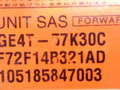 блок AirBag Mazda 626 GF 1998, GE4T57K30C - фото №3