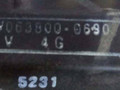 моторчик заслонки печки Subaru Tribeca 1 поколение 2005, 3.0 л., i, EZ30, бензин, АКПП, голубой, внедорожник 5 дв., полный привод, DENSO, AW063800-0690 - фото №2
