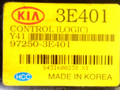 блок управления печки / климат-контроля Kia Sorento 1 поколение 2004, 2.5 л., CRDi, D4CB, дизель, МКПП, серебристый, внедорожник 5 дв., полный подключаемый привод, 97250-3E401 - фото №4