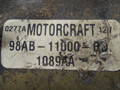стартер Ford Focus 1 поколение 2001, 1.4 л., i, бензин, 5МКПП, бордо, хетчбэк 5 дв., передний привод, 98AB-11000-BD, MOTORCRAFT - фото №2