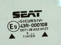 стекло двери передней левой SEAT Toledo 1 поколение 1995, 43R-000108 - фото №2