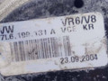 подушка крепления двигателя Volkswagen Touareg 1 поколение 2005, 3.2 л., i, BMX, бензин, АКПП, серый, внедорожник 5 дв., полный привод, 7L0199131A - фото №3