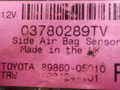 датчик удара Toyota Avensis 1 поколение (T220) 2000, 03780289TV, 89860-05010 - фото №2