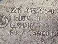подушка крепления двигателя BMW 7 серия E65/E66/E67 E65 2003, 4.4 л., i, M62 B44 (448S1), бензин, АКПП, черный, седан, задний привод, 22116754616-01 - фото №3