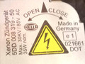 фара правая BMW 7 серия E65/E66/E67 E65 2003, 4.4 л., i, M62 B44 (448S1), бензин, АКПП, черный, седан, задний привод, 5DV00829000 - фото №5