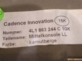 подлокотник Audi Q7 4L 2007, 3.6 л., i, BHK, бензин, АКПП, белый, внедорожник 5 дв., полный привод, 4L1863244C - фото №4