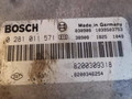 блок управления двигателем Renault Laguna 2 поколение 2004, 2.2 л., DCi, G9T 605, дизель, АКПП, серый, универсал, передний привод, BOSCH, 0281011571, 8200309318, 820034625 - фото №2