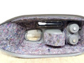 консоль салона Chrysler Voyager 4 поколение 2003, 2.5 л., дизель, МКПП, серебристый, минивэн - фото №3