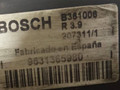 цилиндр тормозной главный Citroen Berlingo 1 поколение (M49) 2002, 1.6 л., i, NFU (TU5JP4), бензин, МКПП, синий, фургон, передний привод, BOSCH, 9631365980, B361006 - фото №3