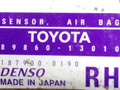 датчик удара Toyota Corolla 9 поколение (E120/E130) [рестайлинг] 2004, 89860-13010 - фото №2