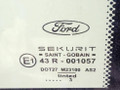 форточка задняя левая Ford Mondeo 3 поколение 2003, 2.0 л., HJBA, дизель, МКПП, белый, универсал, передний привод, 43R-001057, AS-2, 1354386 - фото №3
