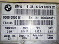 блок управления сиденьем BMW 7 серия E65/E66/E67 E65 2003, 4.4 л., i, M62 B44 (448S1), бензин, АКПП, черный, седан, задний привод, 00000050B1 - фото №3
