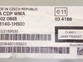магнитола Kia Ceed 1 поколение 2007, 1.4 л., i, бензин, МКПП, хетчбэк 5 дв., передний привод, X96140-1H500, BS020848, A2C53189530 - фото №4