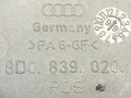 ручка внутренняя задняя правая Audi A4 B5 [рестайлинг] 2001, 2.5 л., DT, дизель, АКПП, зелёный, седан, передний привод, 8D0839020 - фото №3