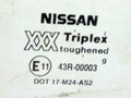 стекло двери задней левой Nissan Primera P10 1995, 43R-00003 - фото №2