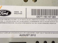 магнитола Ford Fusion 1 поколение [рестайлинг] 2012, 2.5 л., i, бензин, АКПП, синий, седан, передний привод, DS7T19C107BH, FOMOCO - фото №3