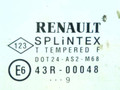 стекло кузовное боковое правое Renault Clio 2 поколение 1999, 43R-00048 - фото №2