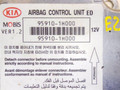 блок AirBag Kia Ceed 1 поколение 2007, 1.4 л., i, бензин, МКПП, хетчбэк 5 дв., передний привод, 95910-1H000 - фото №3