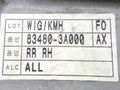 стеклоподъемник электрический задний правый Hyundai Trajet 1 поколение 2001, красный, 83480-3A000 - фото №4