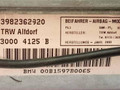 подушка безопасности BMW 7 серия E38 [рестайлинг] E38 2000, 4.4 л., i, M62 B44 (448S1), бензин, АКПП, серый, седан, задний привод, 30004692B, 3XEQ321551 - фото №4