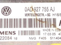 блок управления раздаткой Volkswagen Touareg 1 поколение 2005, 3.2 л., i, BMX, бензин, АКПП, серый, внедорожник 5 дв., полный привод, 0AD927755AJ, SIEMENS, 5WP22084 - фото №2