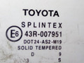 стекло двери задней правой Toyota Corolla 8 поколение (E110) 1999, хетчбэк 5 дв., 43R-007951 - фото №2
