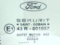 форточка задняя правая Ford Mondeo 3 поколение 2003, 2.0 л., HJBA, дизель, МКПП, белый, универсал, передний привод, 43R-001057, 1320862 - фото №2