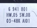 кнопка (выключатель) BMW 5 серия E60/E61 2004, 2.5 л., i, M54 B25 (256S5), бензин, АКПП, серый, седан, задний привод, 6941801 - фото №3
