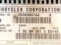 CD-чейнджер Chrysler Voyager 4 поколение 2003, 2.5 л., дизель, МКПП, серебристый, минивэн, VP2DJF-19B160-CC, 05080687AA - фото №5
