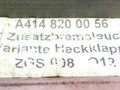 спойлер Mercedes-Benz Vaneo W414 2005, A4148200056 - фото №3