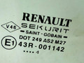 стекло двери задней правой Renault Megane 2 поколение 2005, 43R-001142, 8200122881 - фото №2