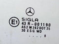 стекло двери задней правой Mercedes-Benz E-Класс W210/S210 [рестайлинг] 1999, универсал, 43R-001190 - фото №2