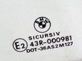 стекло двери задней правой BMW 3 серия E46 2001, седан, 43R-000981, 51348196028, 51357076042 - фото №2