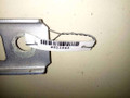 петля капота правая Volkswagen Bora 1 поколение 2001, 1.6 л., i, AZD, бензин, 5МКПП, серебристый, универсал, передний привод, 1J0823302A - фото №2