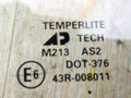 стекло кузовное боковое левое Honda Civic 5 поколение 1993, 43R-008011 - фото №2